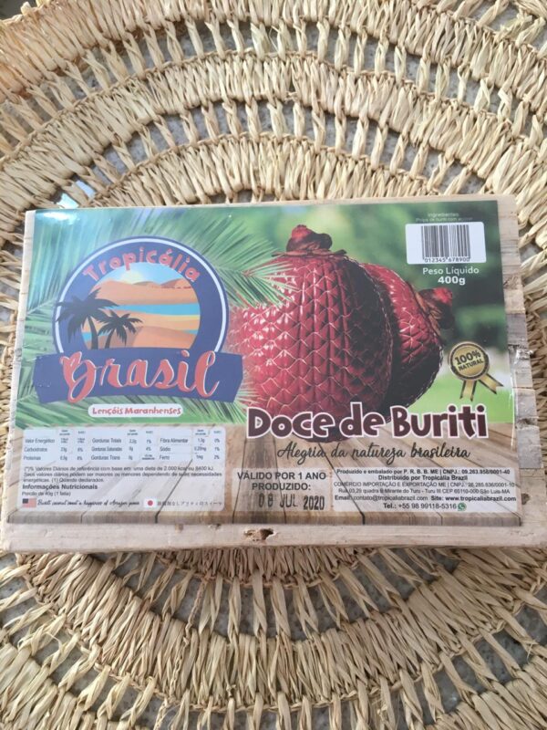 Doce de buriti Tropicalia Brasil