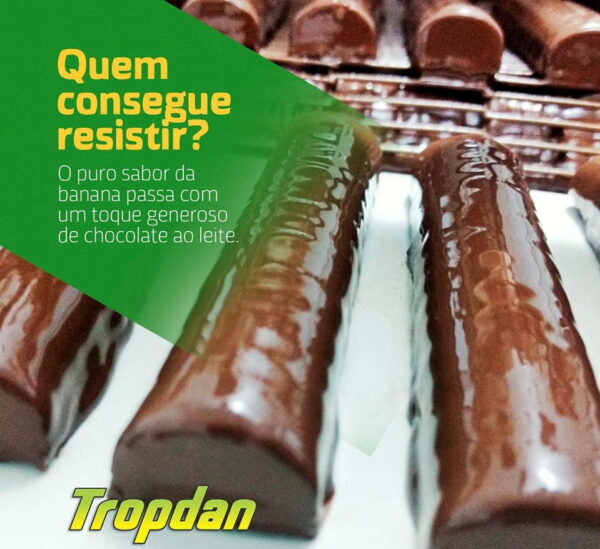 Banana Passa coberta com chocolate ao leite 28g - Display com 24 unidades 4