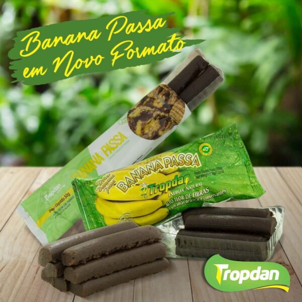 Banana Passa Display com 18 unidades 50g 3