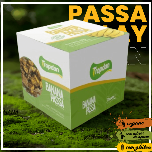 Banana Passa Display com 18 unidades 50g 4